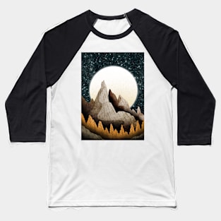 The Mountainous Outcrop Baseball T-Shirt